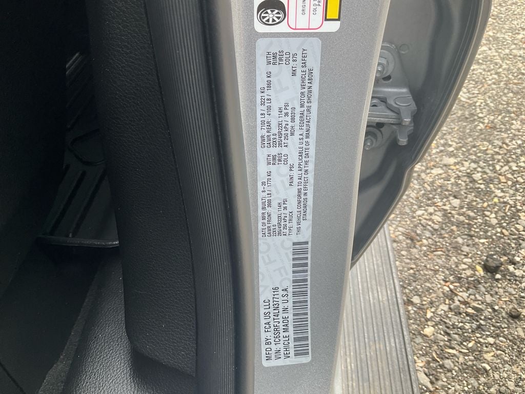 2020 RAM 1500 Laramie