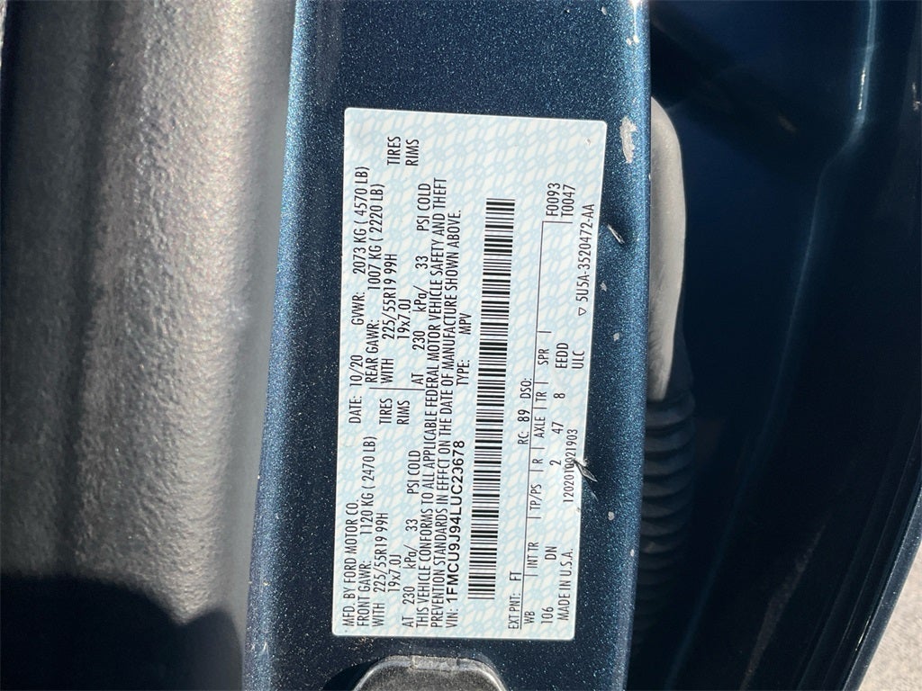 2020 Ford Escape Titanium