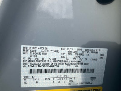 2025 Ford Expedition Max Platinum S.O.R.S PLatinum Pkg.