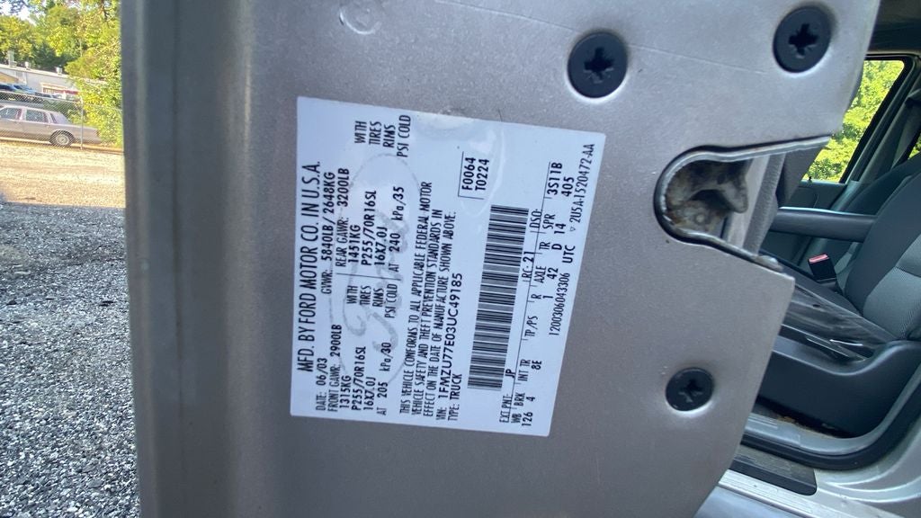 2003 Ford Explorer Sport Trac XLT