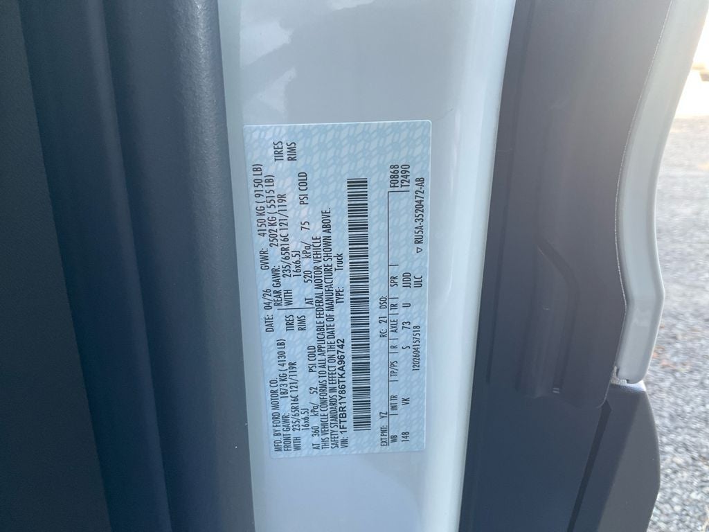 2026 Ford Transit-250 Base LOW ROOF