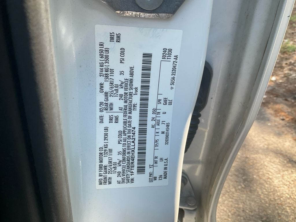 2020 Ford Ranger XLT