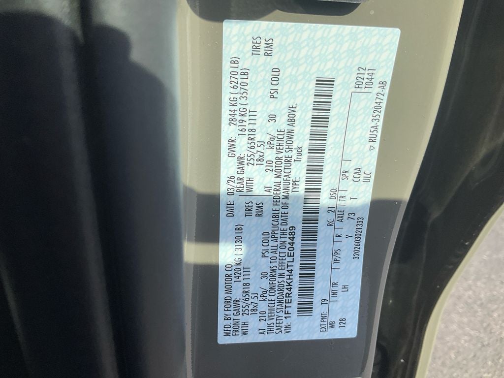 2026 Ford Ranger Lariat