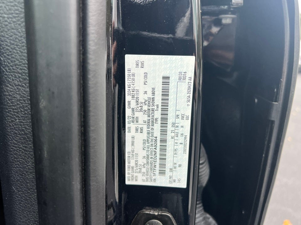 2022 Ford F-150 Platinum