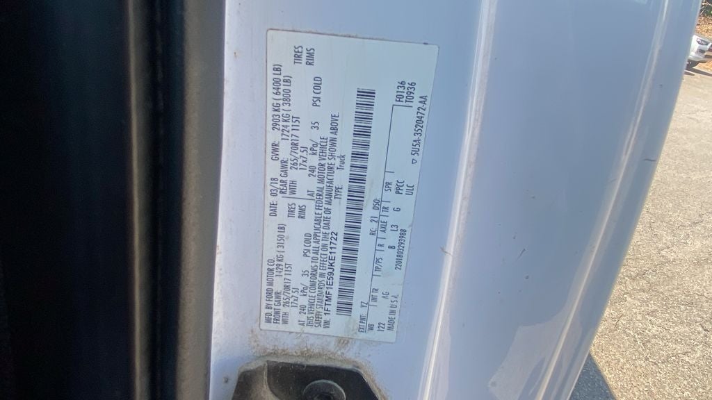 2018 Ford F-150 XL
