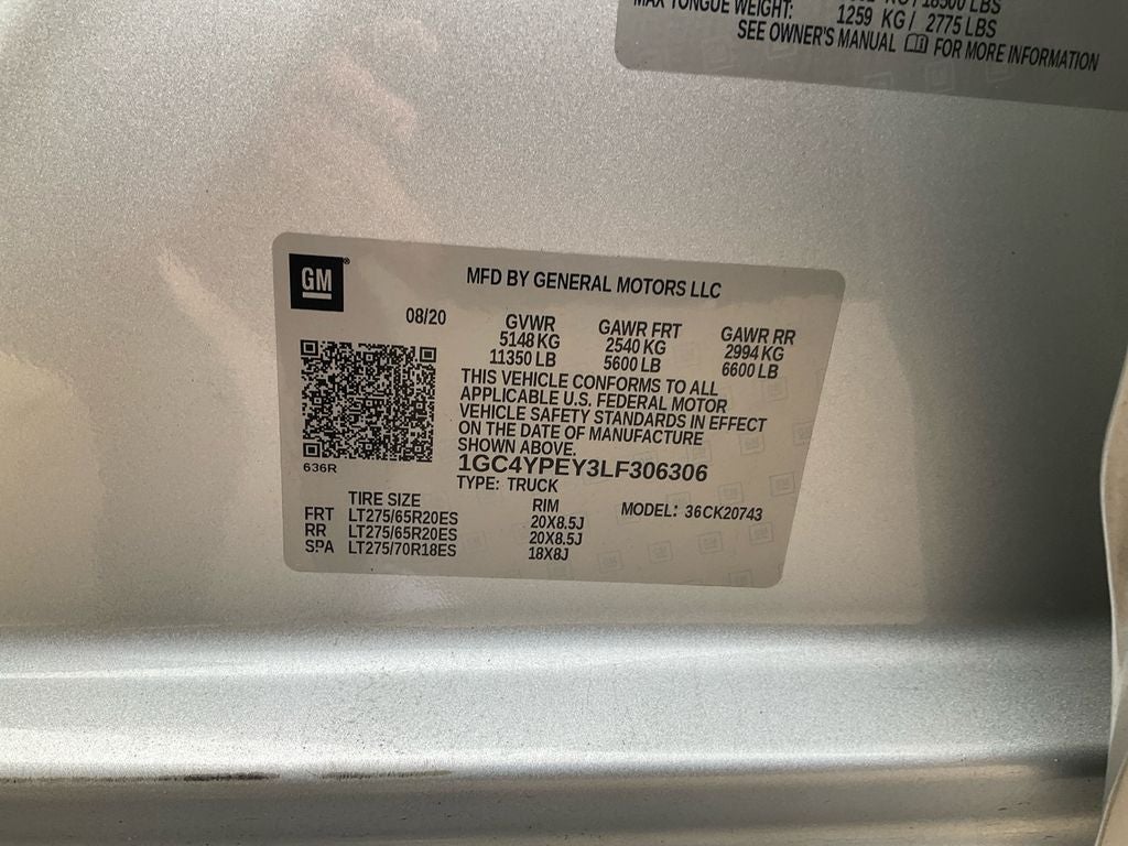 2020 Chevrolet Silverado 2500HD LTZ