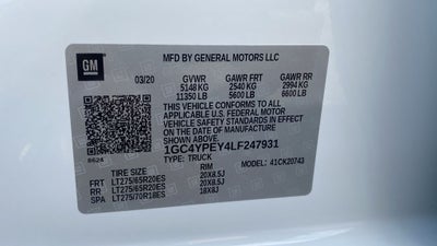 2020 Chevrolet Silverado 2500HD LTZ