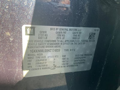 2017 GMC Acadia SLT-1