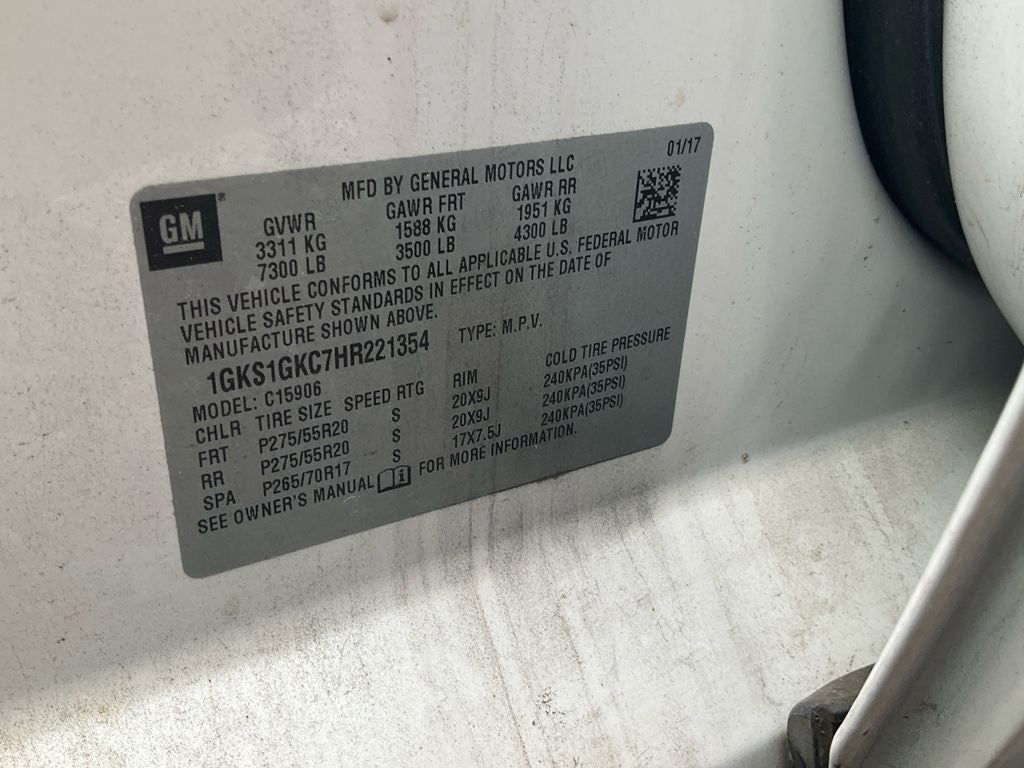 2017 GMC Yukon XL SLT