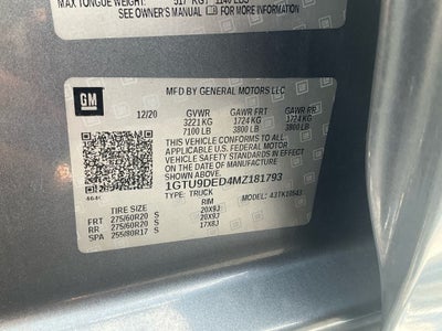 2021 GMC Sierra 1500 SLT