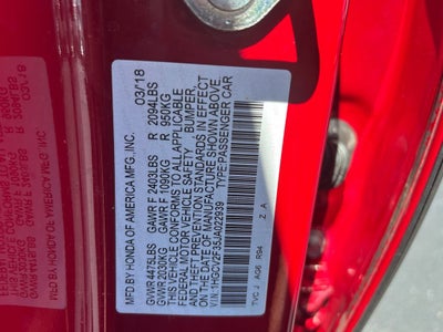 2018 Honda Accord Sport 2.0T