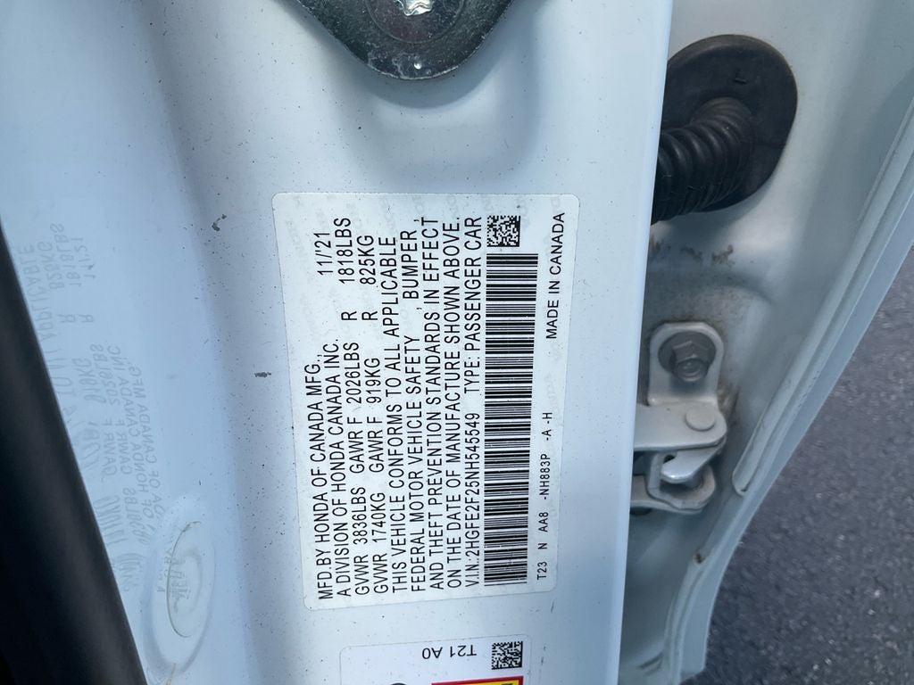 2022 Honda Civic LX