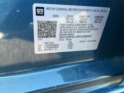 2024 Chevrolet Silverado 1500 LT Trail Boss