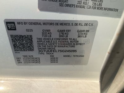 2025 GMC Sierra 1500 AT4X