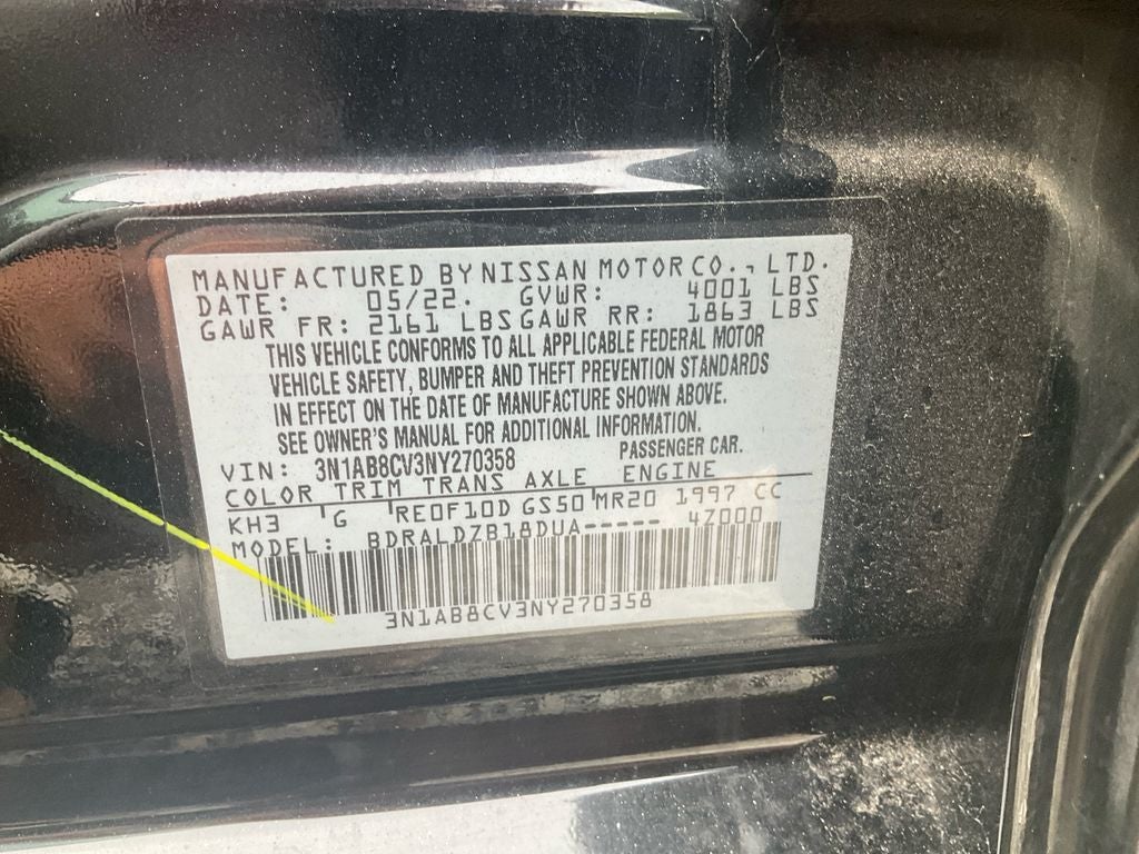 2022 Nissan Sentra SV