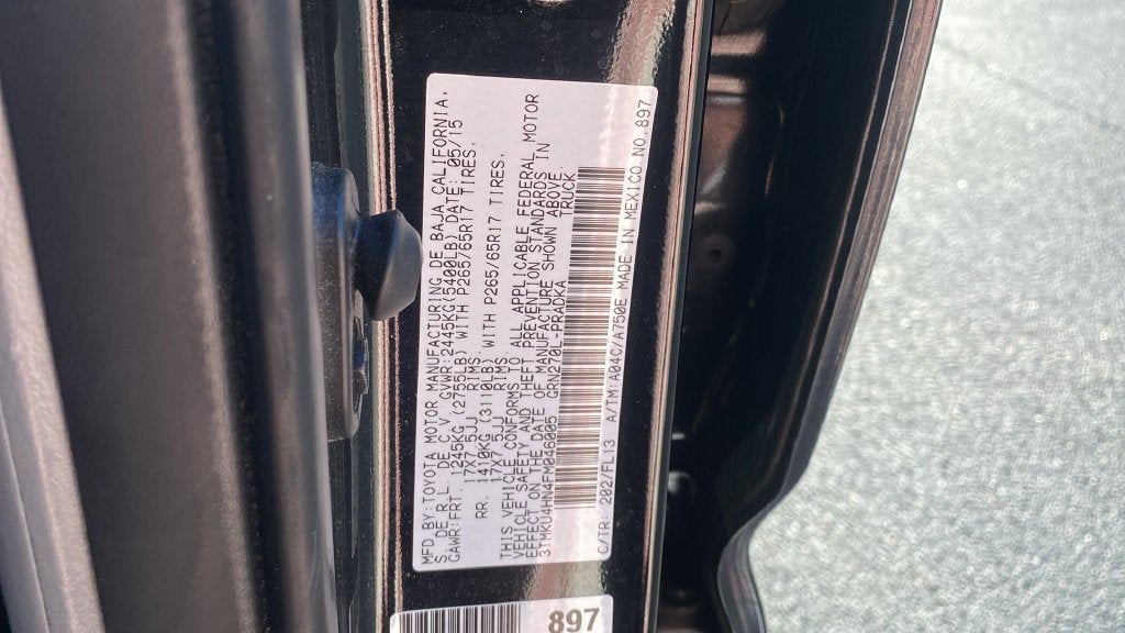 2015 Toyota Tacoma PreRunner V6