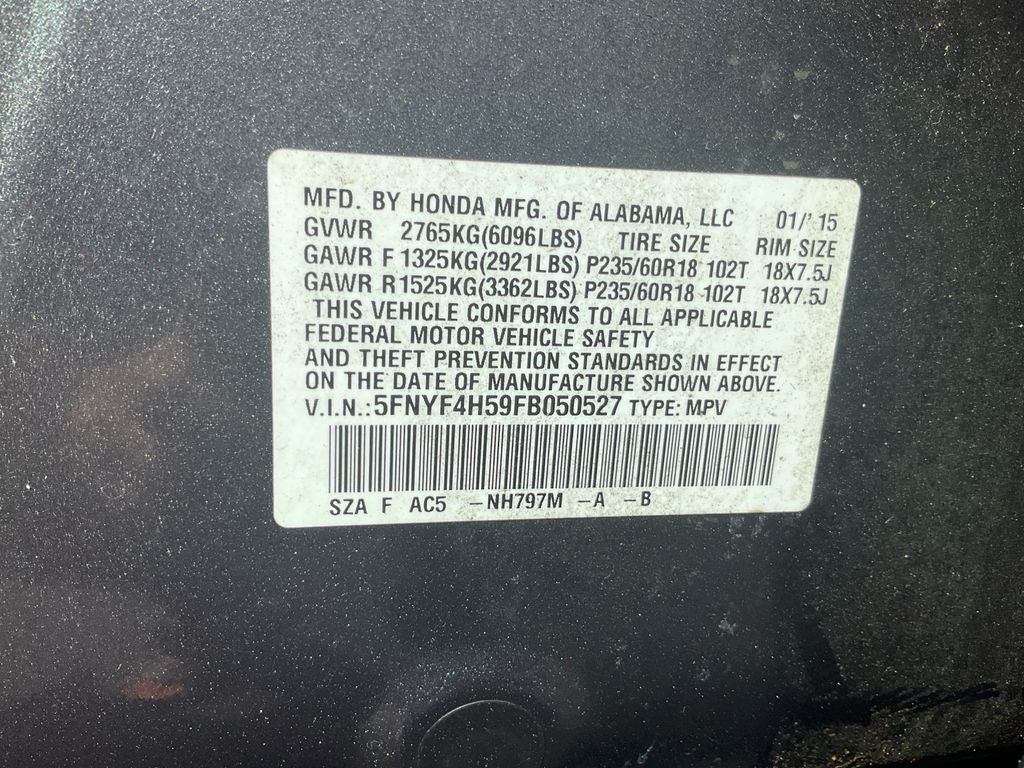 2015 Honda Pilot EX-L