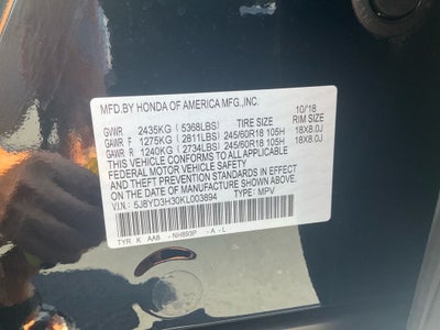 2019 Acura MDX 3.5L