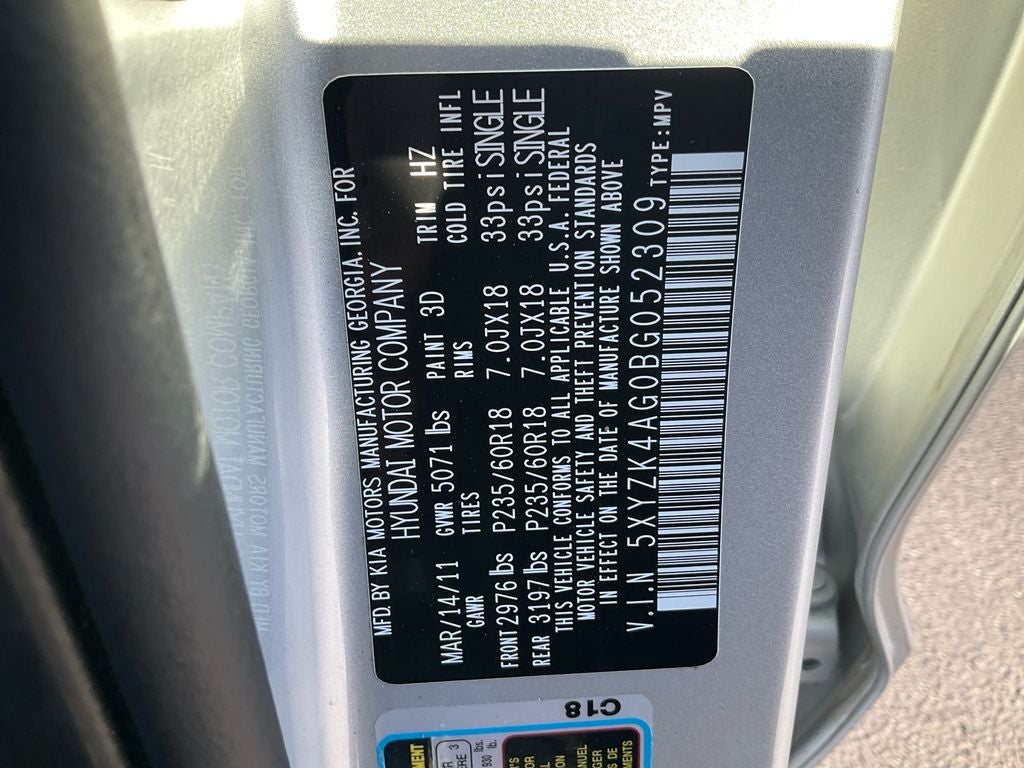 2011 Hyundai Santa Fe Limited