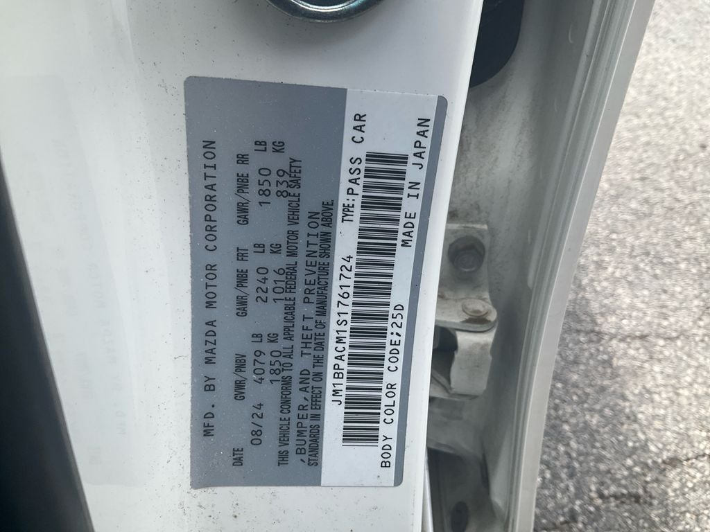 2025 Mazda Mazda3 2.5 S Preferred Package