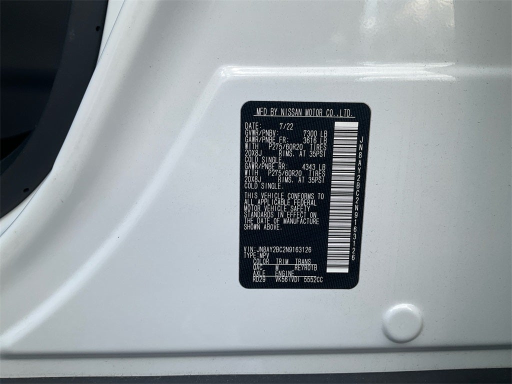 2022 Nissan Armada SL