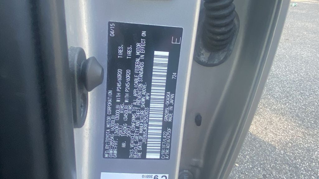 2015 Toyota 4Runner Limited