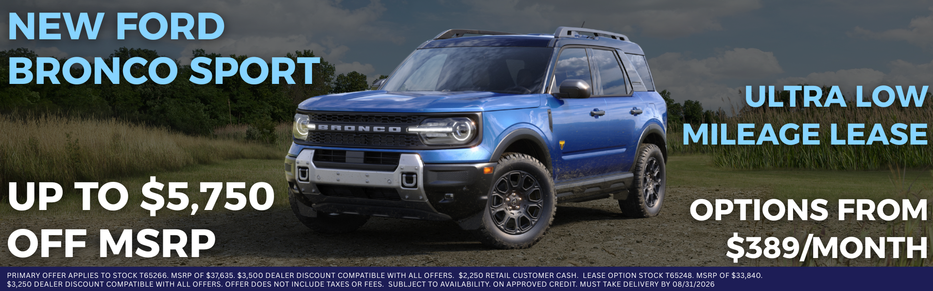 New Ford Bronco Sport