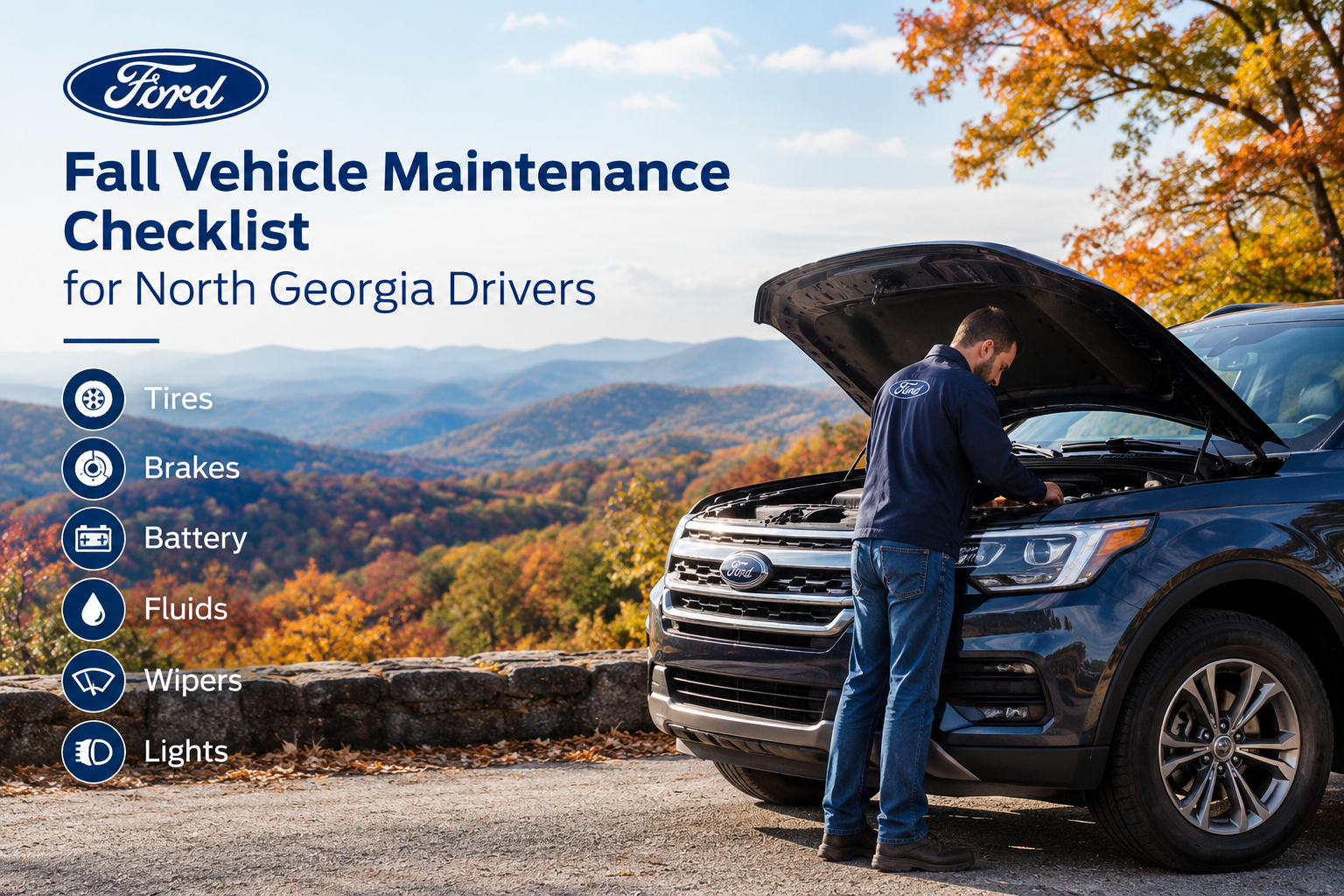 Ford Fall Vehicle Maintenance Checklist