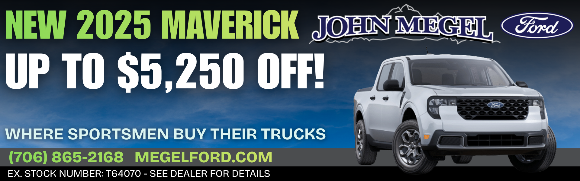 New 2025 Maverick Offers