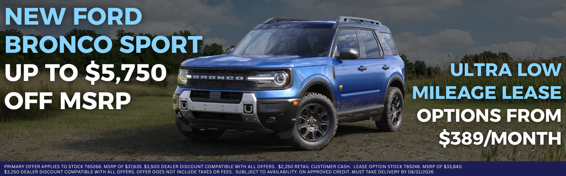 New Ford Bronco Sport