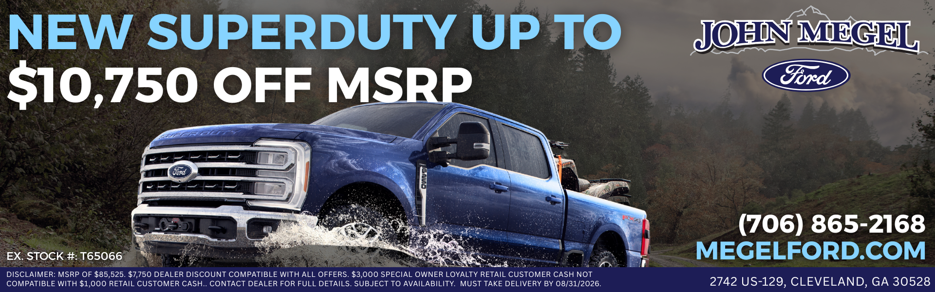 New Super Duty Up to $10,750 OFF MSRP