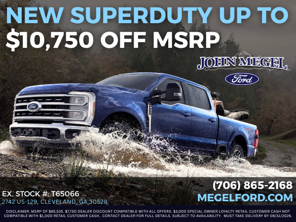 New Super Duty Up to $10,750 OFF MSRP