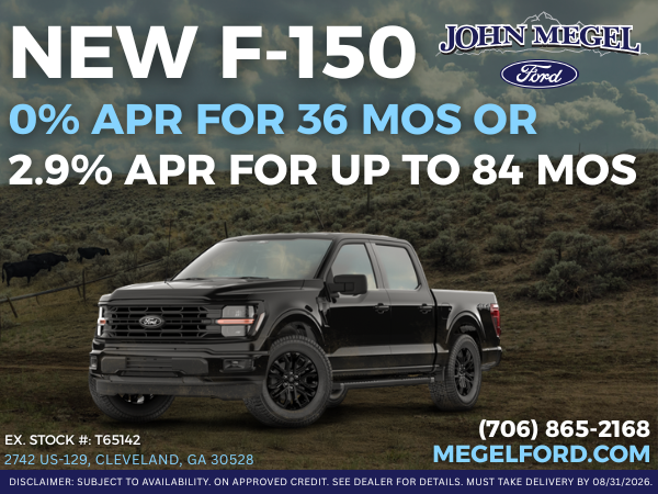 New Ford F-150 Offers from John Megel Ford
