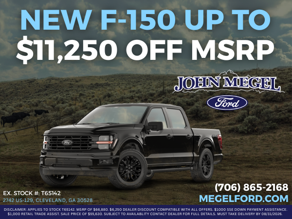 New Ford F-150 Offers from John Megel Ford