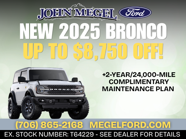 New 2025 Bronco Offers