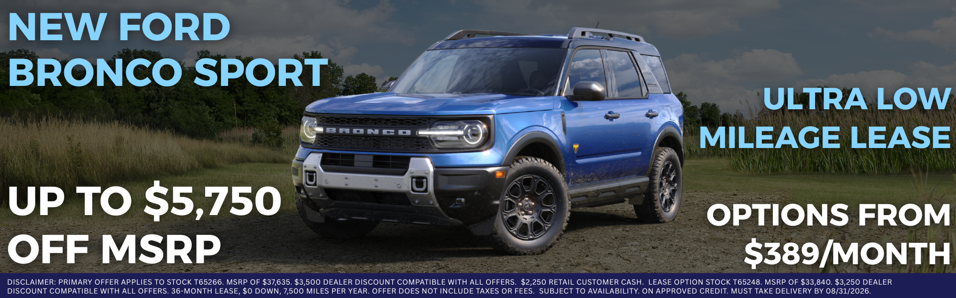 New Ford Bronco Sport
